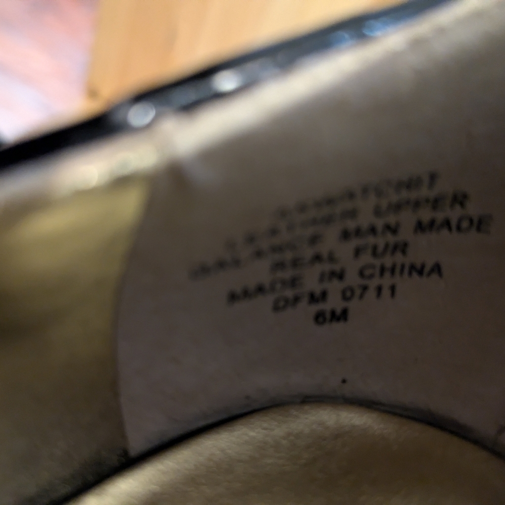 Anne Klein Brown and Black Heels with Leopard Print Size 6 M - Picture 9 of 9